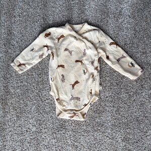 Konges Slojd Long-Sleeve Tiger Baby Onesie